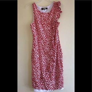 Eva Franco red white dress 8